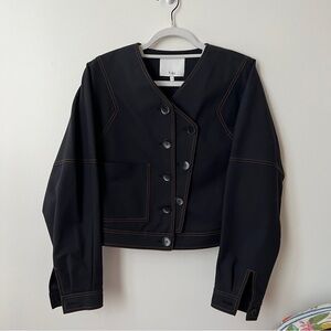 TIBI NAVY AND ORANGE SET